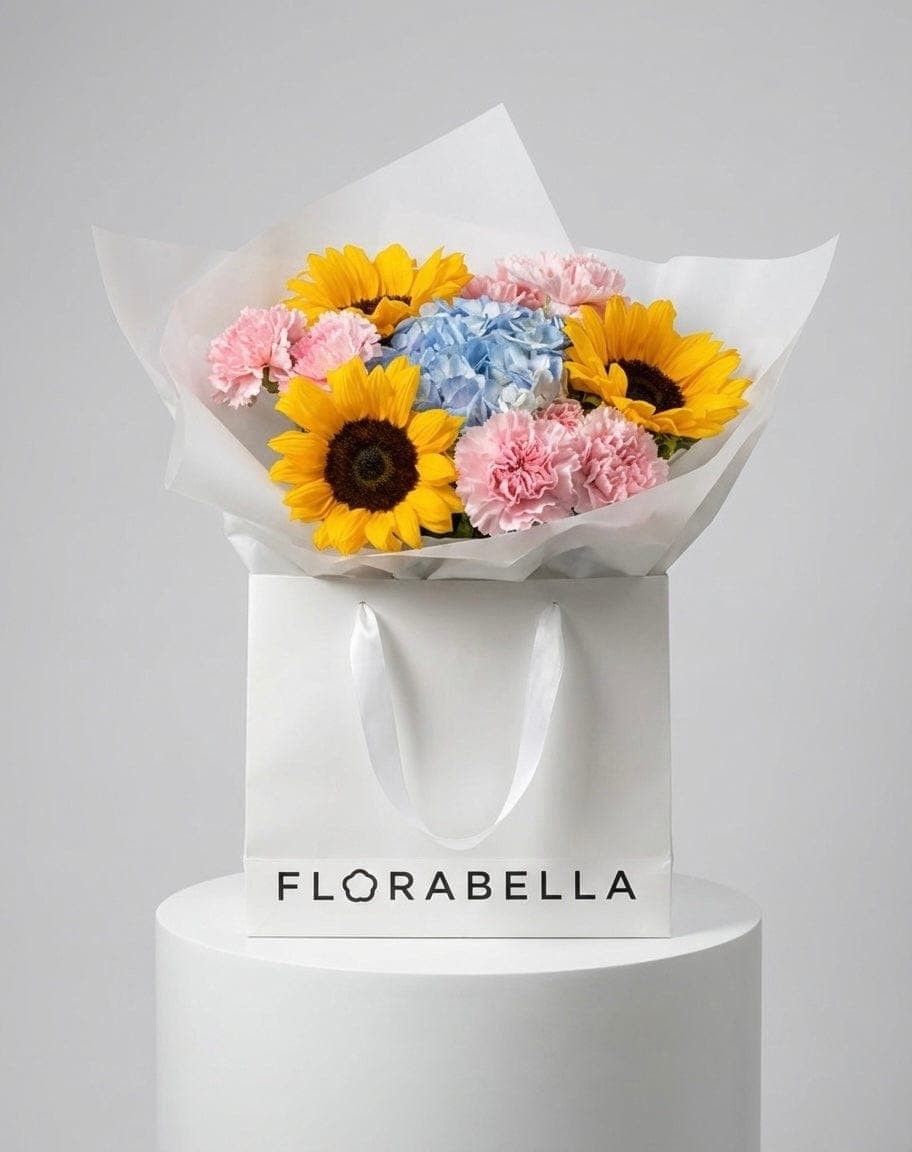 Sunflower & Carnation Bouquet
