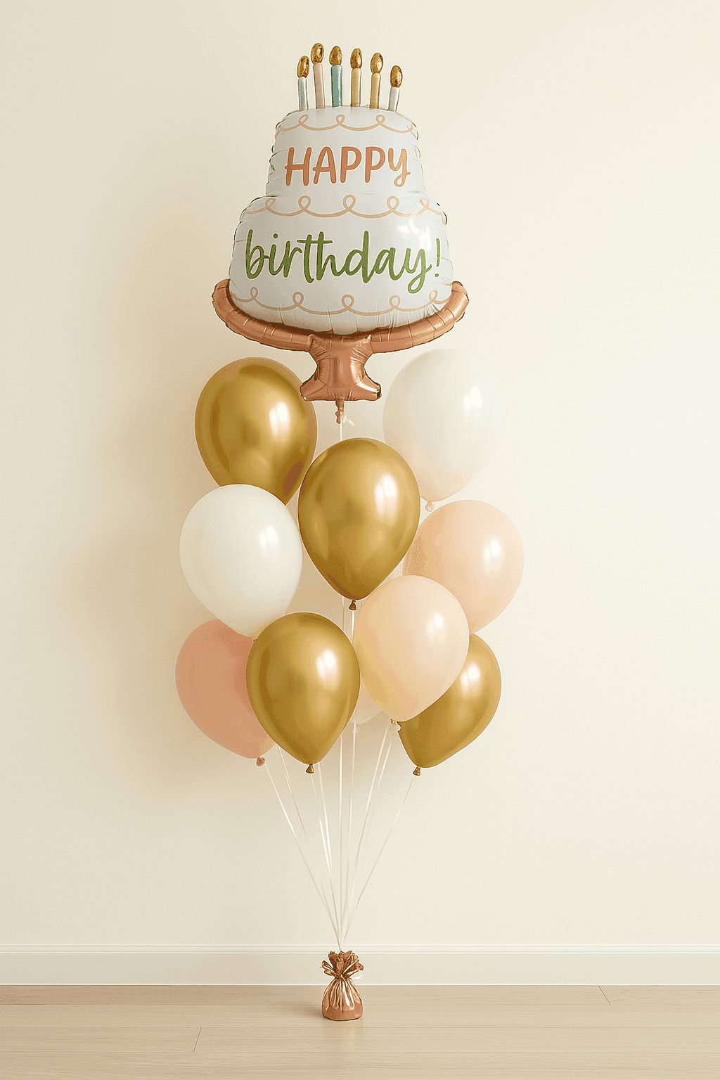 Happy Birthday Cake Balloons