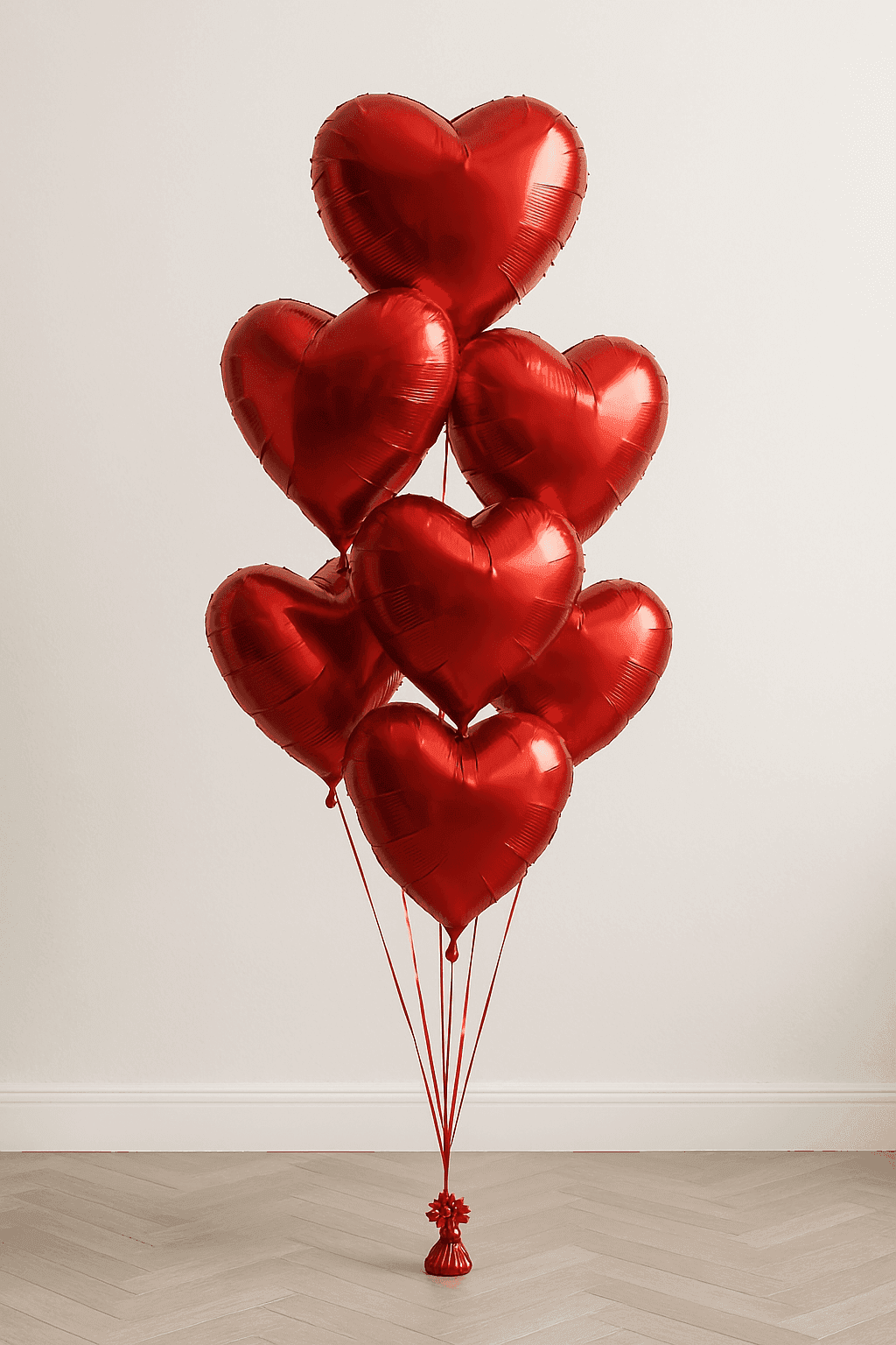 Red Heart Balloons